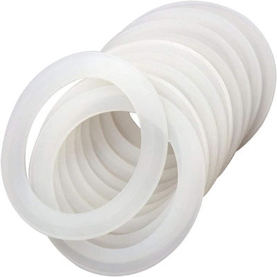 Orange Silicone Food Gasket for Glass Professional Cutting Service