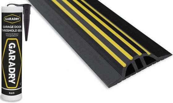 Eco-friendly 30mm Waterproof Garage Door Threshold Weatherstrip Rubber Seal with SILICONE
