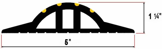 Eco-friendly 30mm Waterproof Garage Door Threshold Weatherstrip Rubber Seal with SILICONE