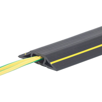 Hardness 30-90 Shore Cable Protector 2 Channel Floor Cable Cover with Water Function
