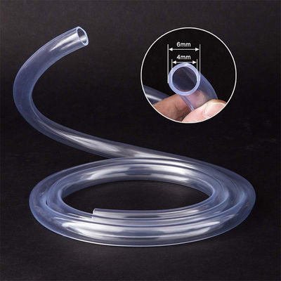 50±5 A Durometer Hardness Clear Vinyl Tubings for Gas Liquid Transfer Applications