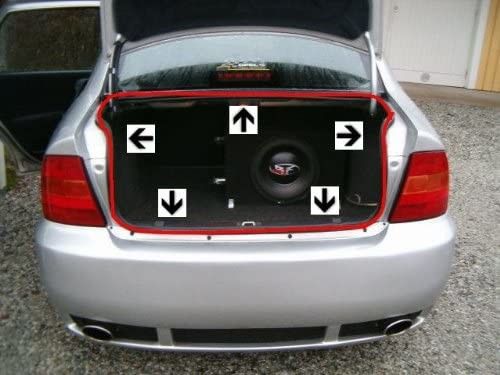 Silicone Vertical Bulb Trim Seal for Car Trunk Door Weatherstrip Repair by Customized