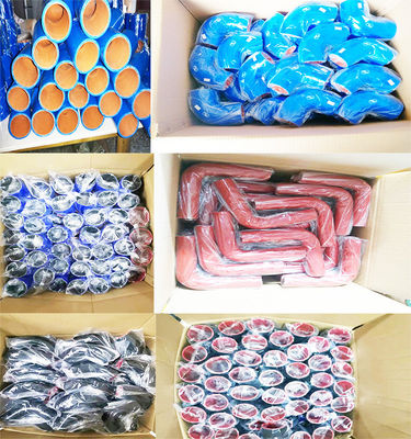Automotive Silicone Bend Pipe with Straight Steel Wire and Polyester Reinforcement