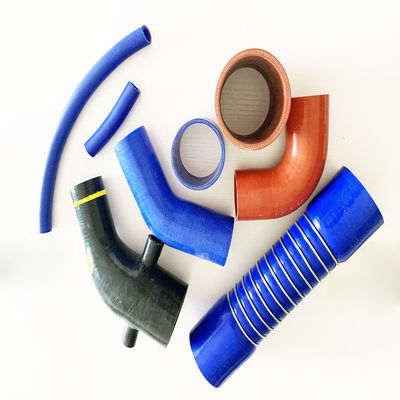 Automotive Silicone Bend Pipe with Straight Steel Wire and Polyester Reinforcement