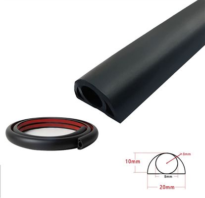 Self Adhesive Cable Cover for Garage Door Bottom Seals PVC Floor Wire Cable Protector