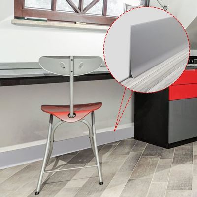 Peel-Stick Baseboard Molding Flexible Vinyl for Hassle-Free Wall Base Installation