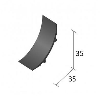 Vnyl Flooring PVC Cove Strip 15*15mm 20*20mm 30*30mm 38*38mm for Customized Flooring