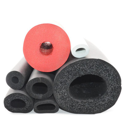 White Pre Slit Insulation Rubber Foam with Adhesive 8mm*10mm or Customizable