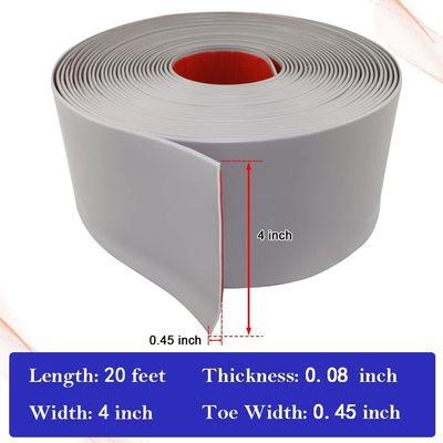30% Deposit 70% Balance 100x2mm Flexible Vinyl Wall Cove Baseboard Molding Height 0.5'' to 8