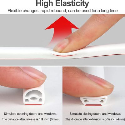 TS16949 Certified Multi-Layer Self-Adhesive Silicone Weather Stripping for Doors Windows