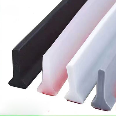 Cutting Bathroom Silicone Water Dam Barrier Water Stopper EPDM PVC TPV TPE Sealing Strip