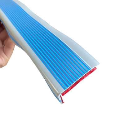 Non Slip Rubber Stair Nosing Edge Trim Strips For Interior Exterior Decoration