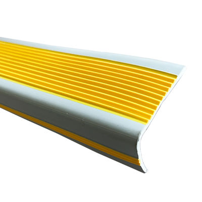 Non Slip Rubber Stair Nosing Edge Trim Strips For Interior Exterior Decoration