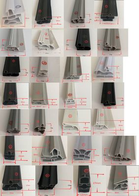 PVC Rubber Plastic Gasket Strips Door Seal Extruded Profile For Refrigerator