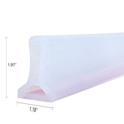 Collapsible Silicone Rubber Water Retainer Shower Dam for Easy and Quick Installation