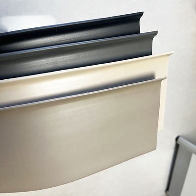 4" Height Hide Gap Vinyl Wall Cove Wall Base with Toe Durable 6"x1/8" 4" x0.125" 0.08