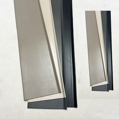 4" Height Hide Gap Vinyl Wall Cove Wall Base with Toe Durable 6"x1/8" 4" x0.125" 0.08