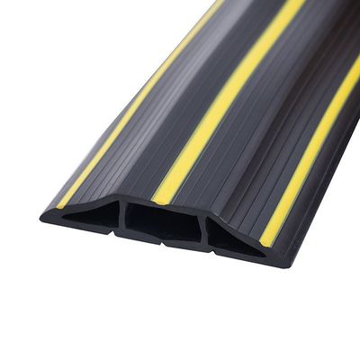 Say Goodbye to Water and Debris with PVC Yellow Line Garage Door Threshold Sealing Strip