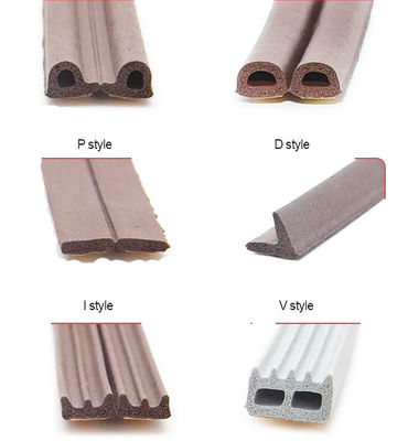 Self-adhesive EPDM Rubber Foam Seal Strip for Door and Window Sealing Gap 1-20mm