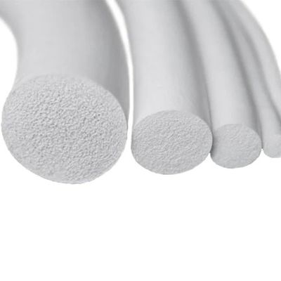 Extruded White Silicone Rubber Sponge Strip for Closed Cell Circular Foam Backer Rod Seal