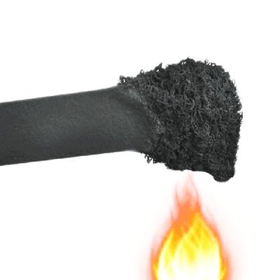 Aluminum Window and Door Extrusion Rubber Seal Graphite Heat-resistant Smokeproof Strip