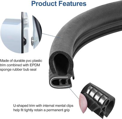 Edge Trim Rubber Seal | Rubber Bulb Trim Seals | Car Door Seal | OU Door Seal