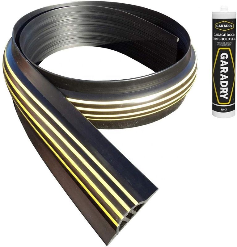 Eco-friendly 30mm Waterproof Garage Door Threshold Weatherstrip Rubber Seal with SILICONE
