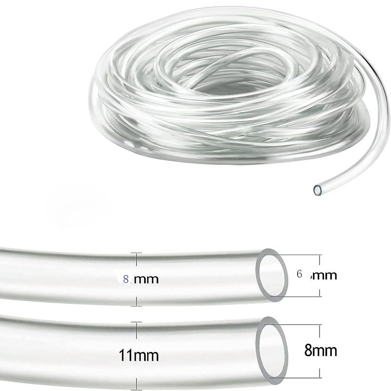 Food Grade Clear PVC Flexible Hose 3-50mm for Non-toxic Clear Food Beverage Beer