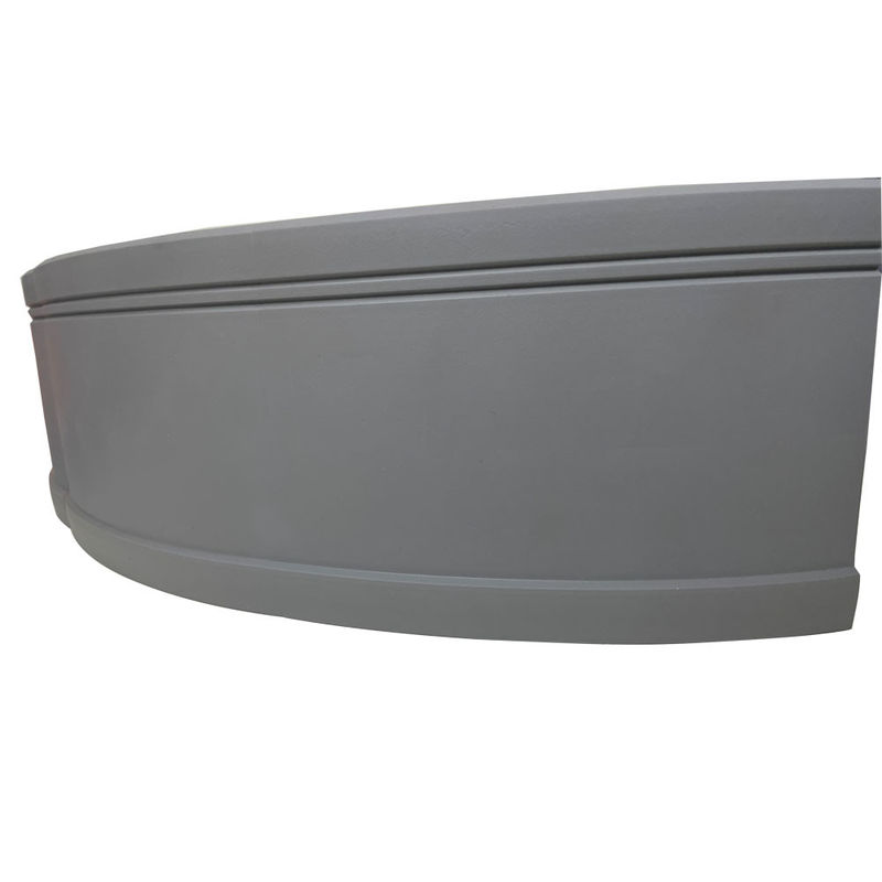 Black Eco-friendly Flexible Vinyl Wall Baseboards Molding Trim for Commercial