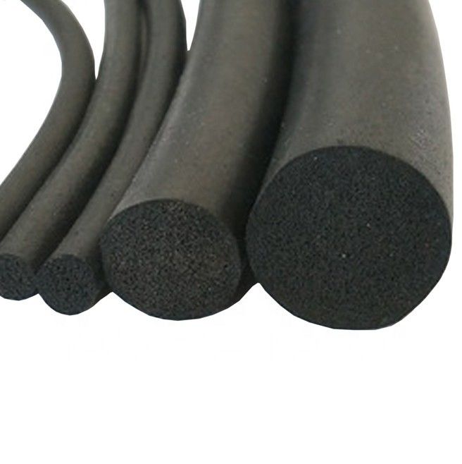 100 C 70h Compression rate Anti Fire Neoprene Sponge Rubber Cord for High Compression